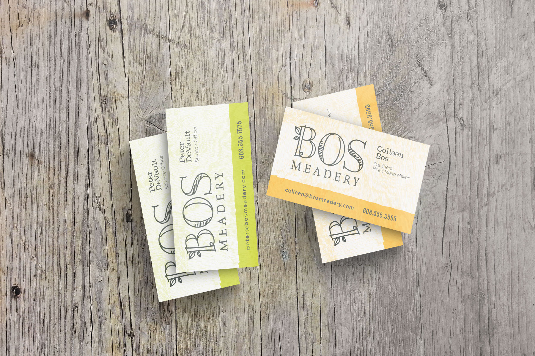 Business cards / Identity application.