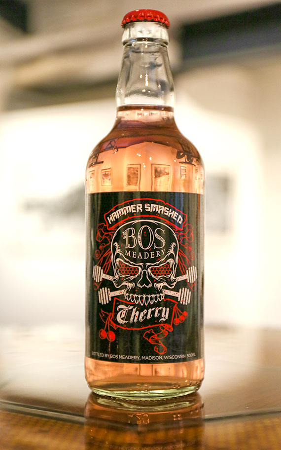 Hammer Smashed Cherry / Bottle label.