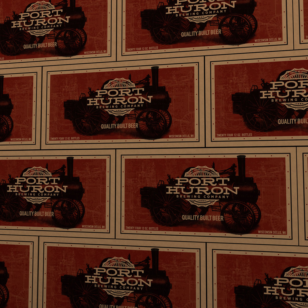 Carton stack / The identity in repetition.