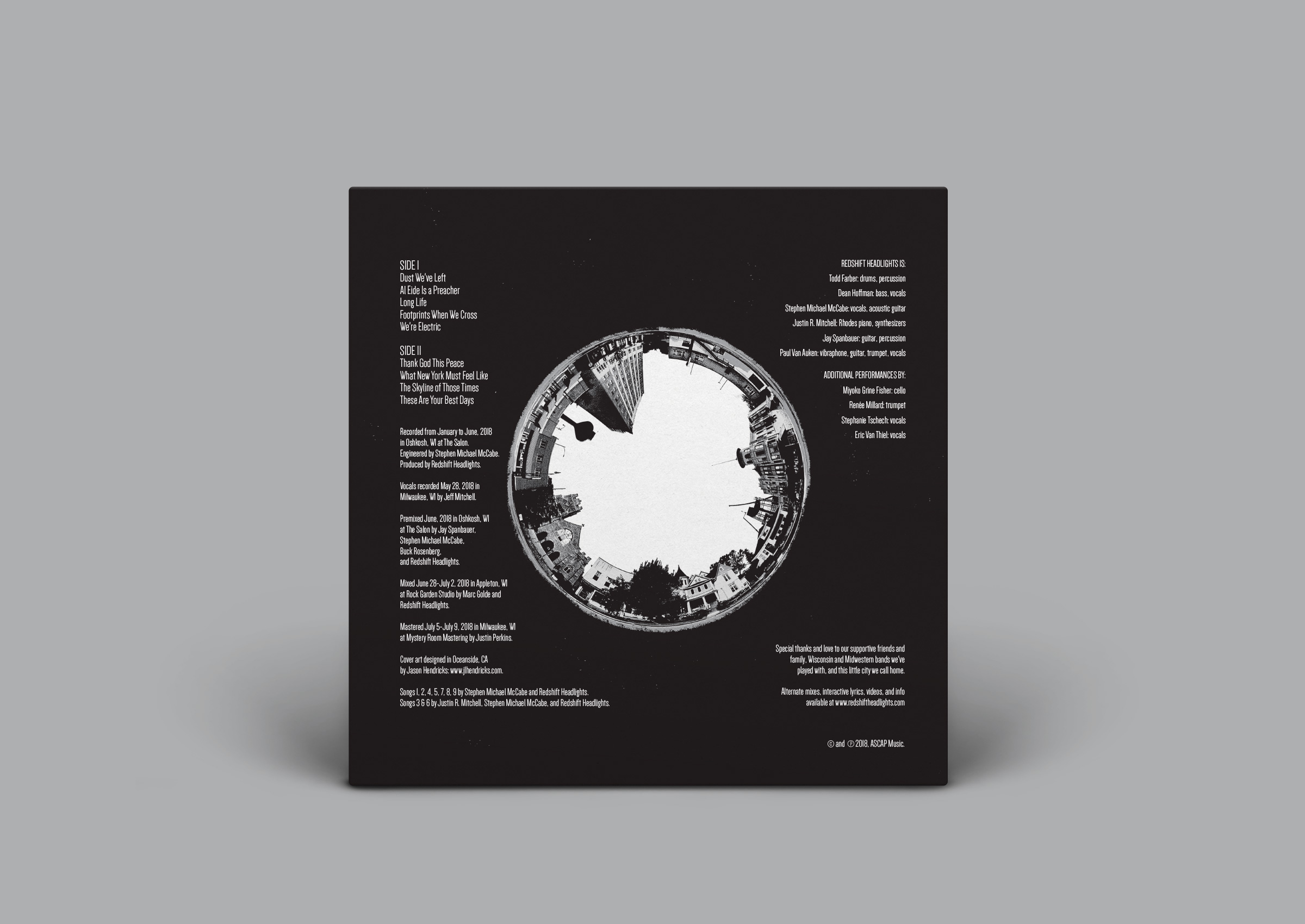 Redshift Headlights / Back cover.