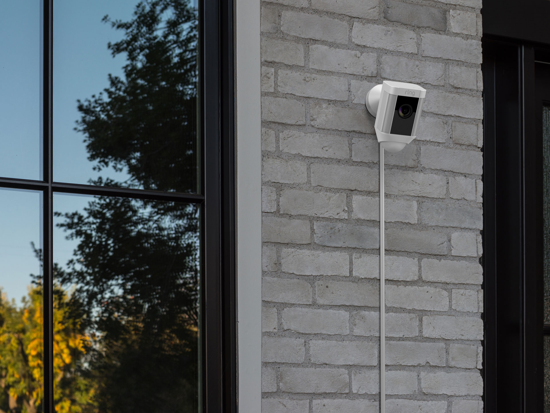 RING / Camera on a brick exterior
