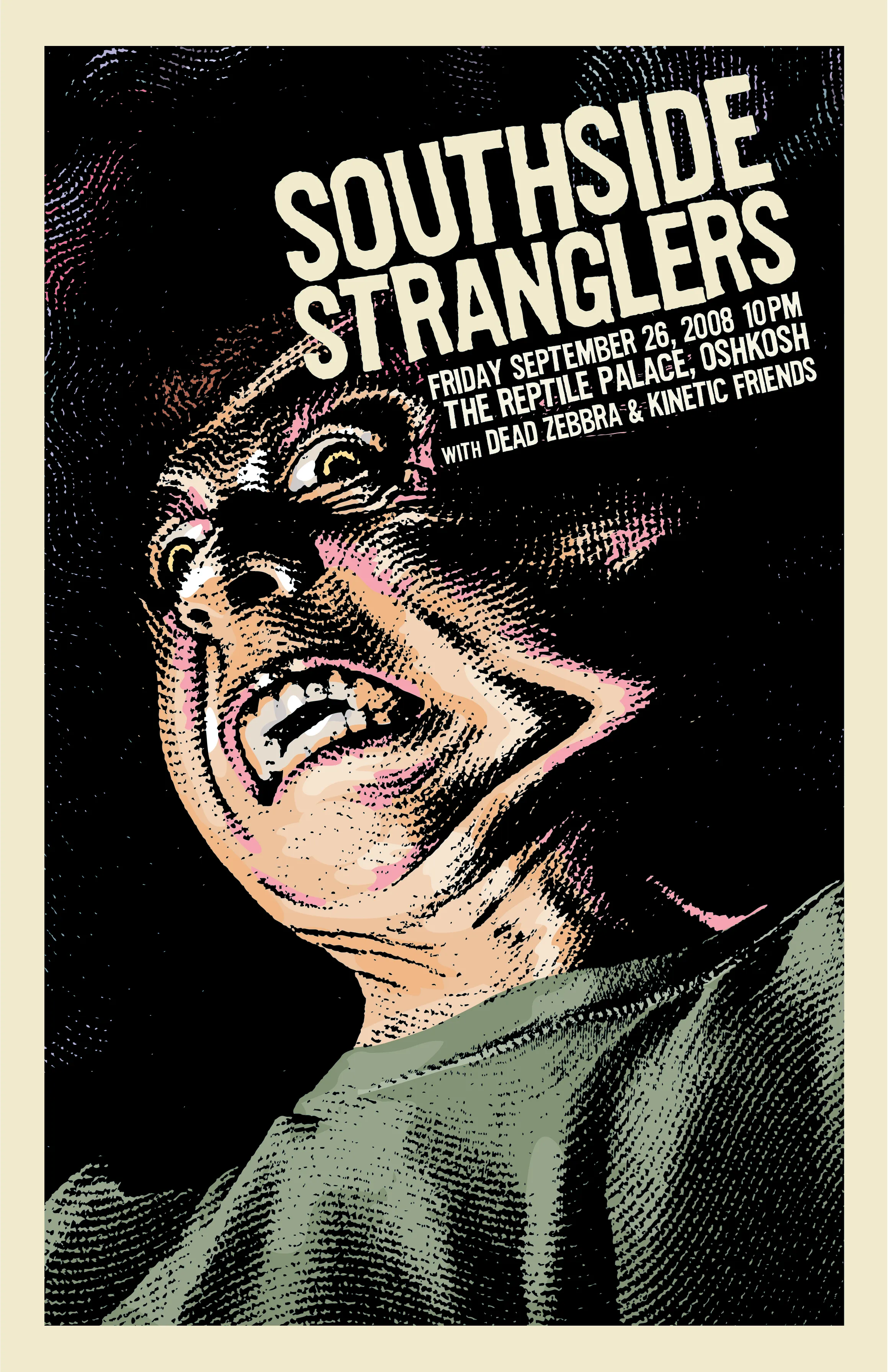 Southside Stranglers / Concert poster, 2008.