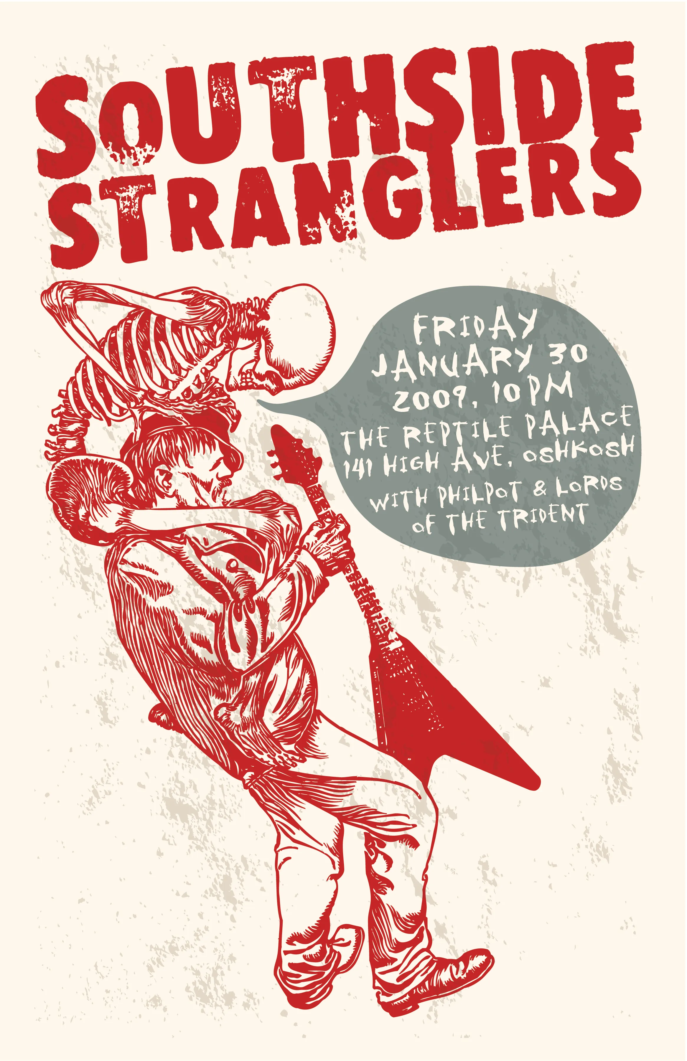 Southside Stranglers / Concert poster, 2009.