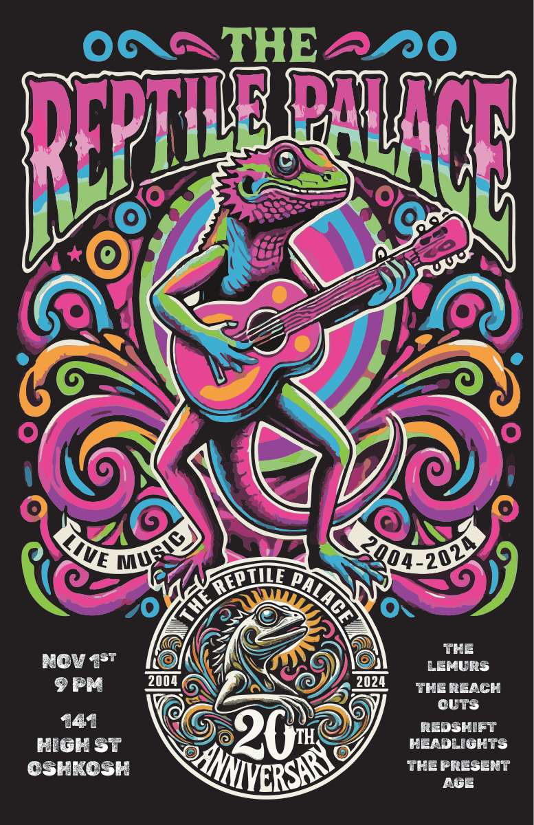 The Reptile Palace / 20th anniversary poster, variant 2.
