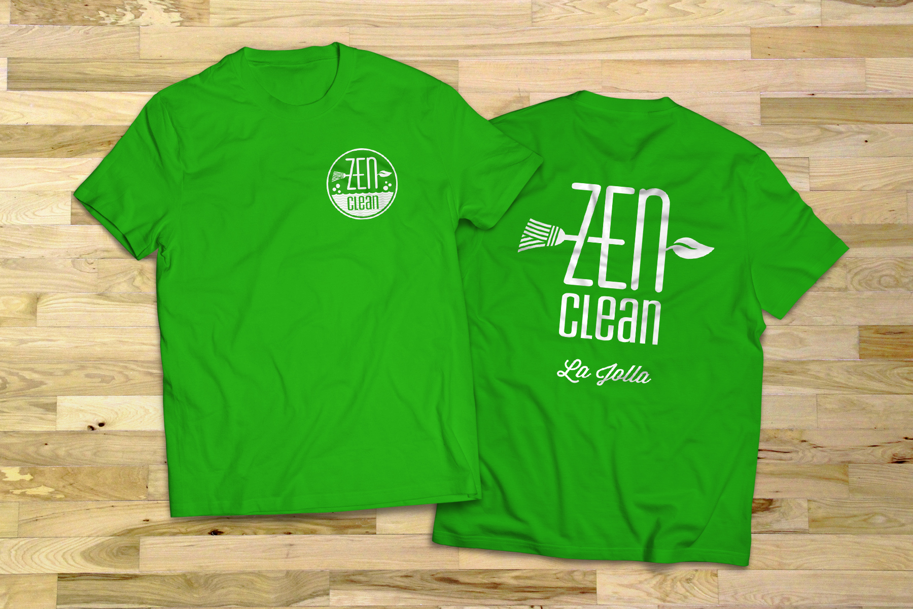 Staff apparel / Coordinated shirt graphics.