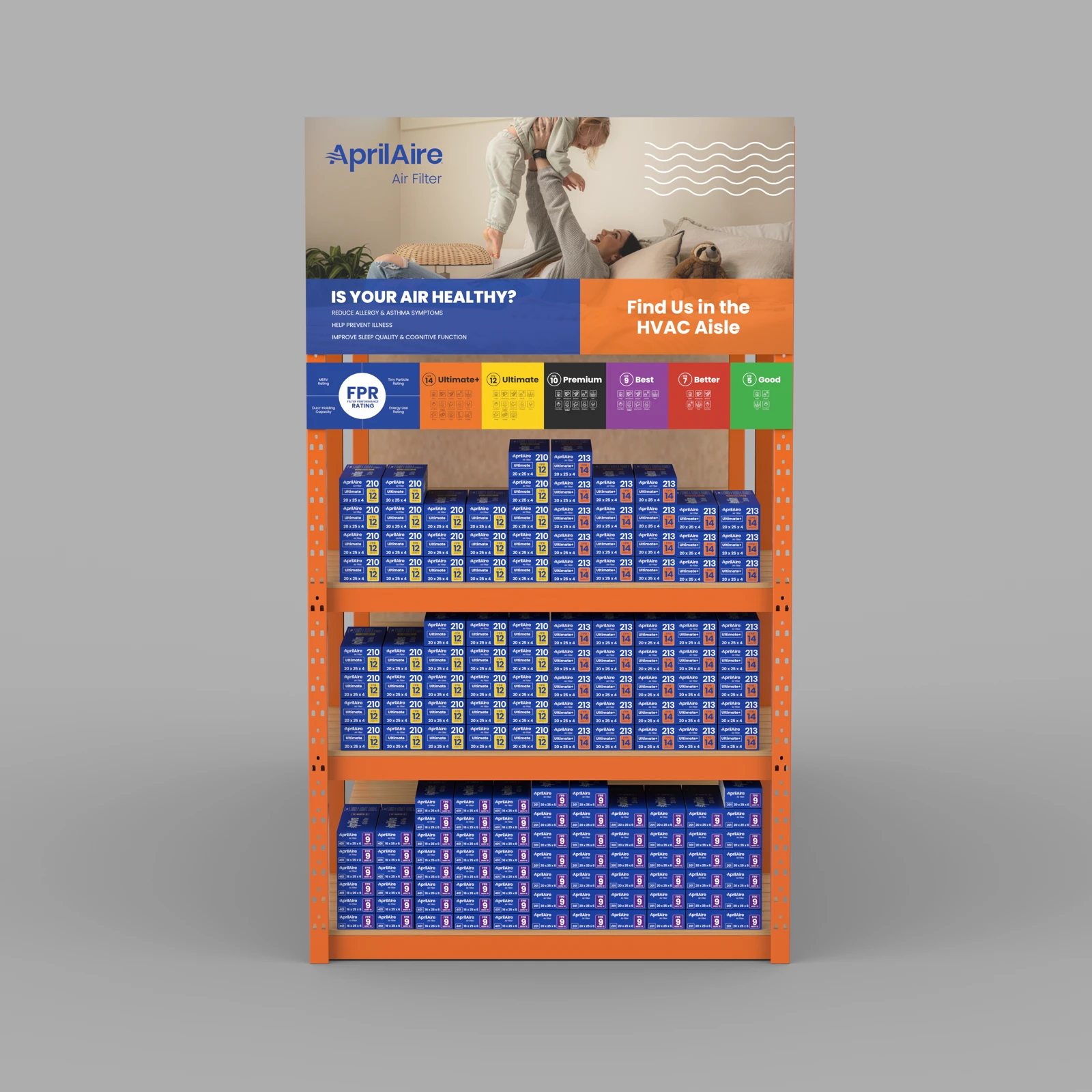 Retail visualization / Healthy Air Endcap 2023.