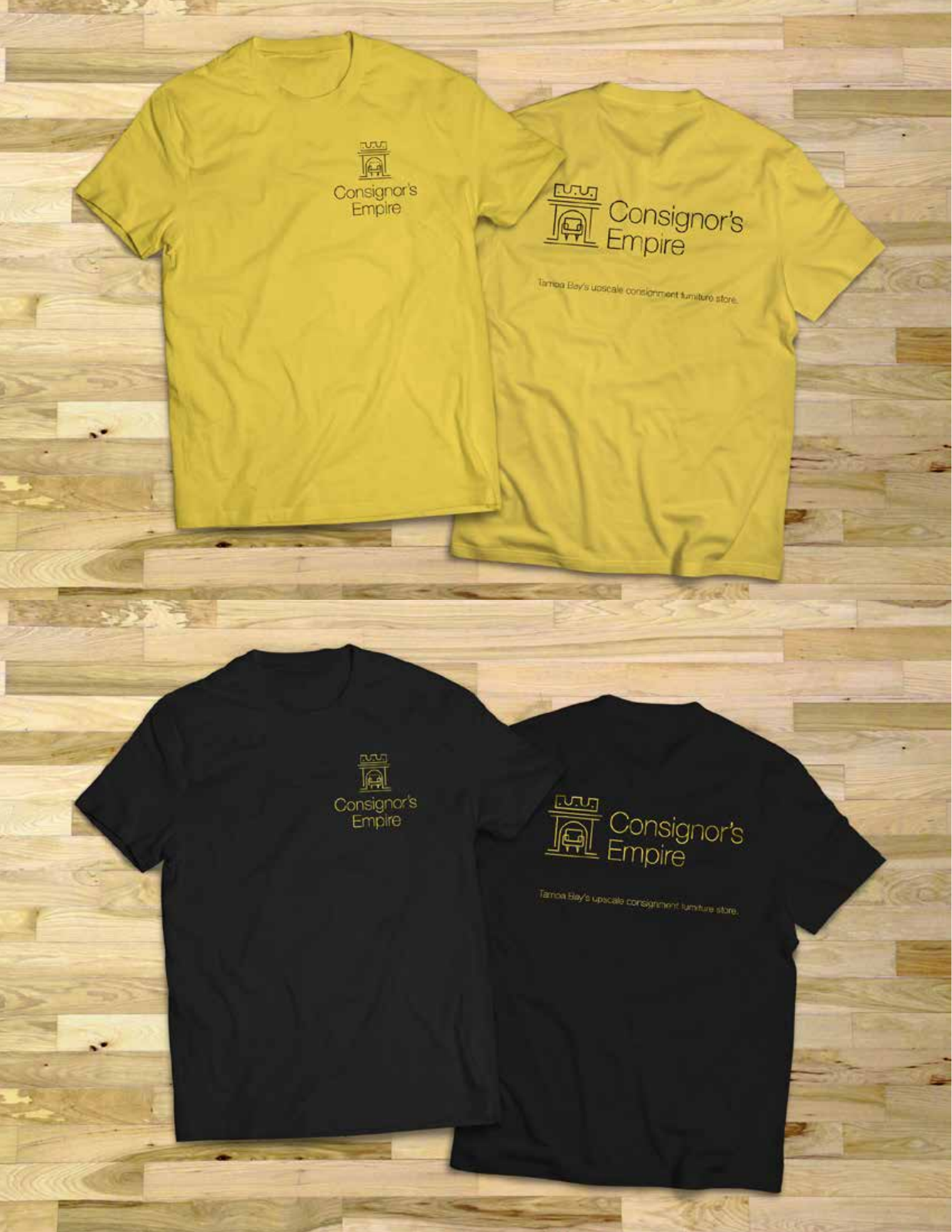 Consignor’s Empire — Apparel mockups