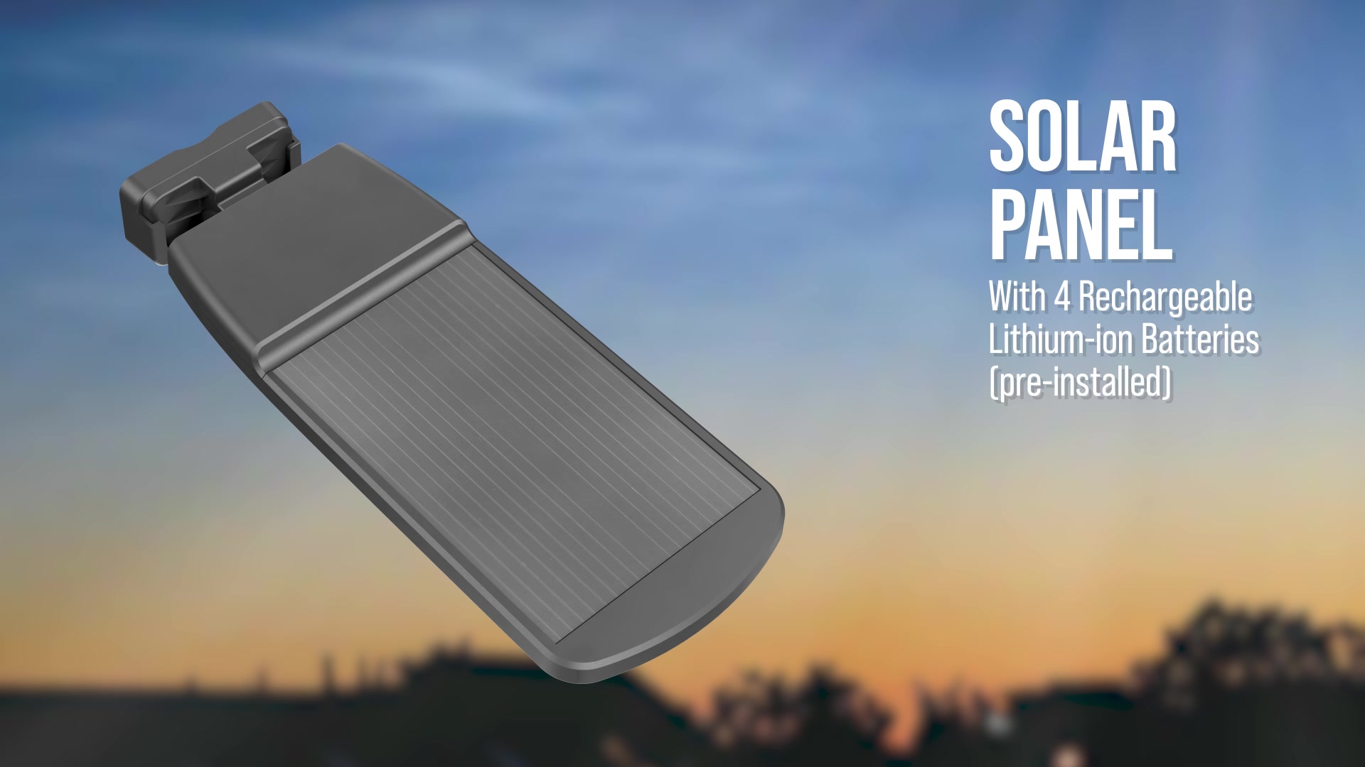 Sol R Brite solar area light product rendering